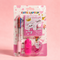 Cute Bunny Stationery Gift Set โ 4-in-1 Kawaii School