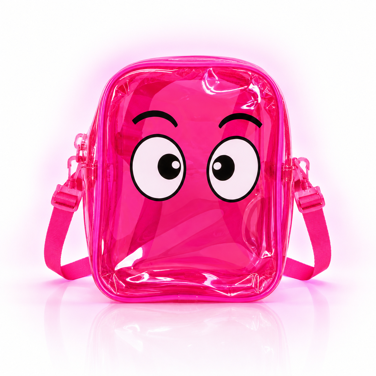Cute Transparent Cartoon Kids Sling Bag – Waterproof Crossbody Bag for Kids