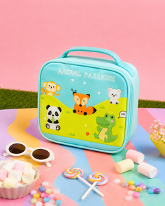 Animal Paradise – Aqua Cartoon Tiffin Bag