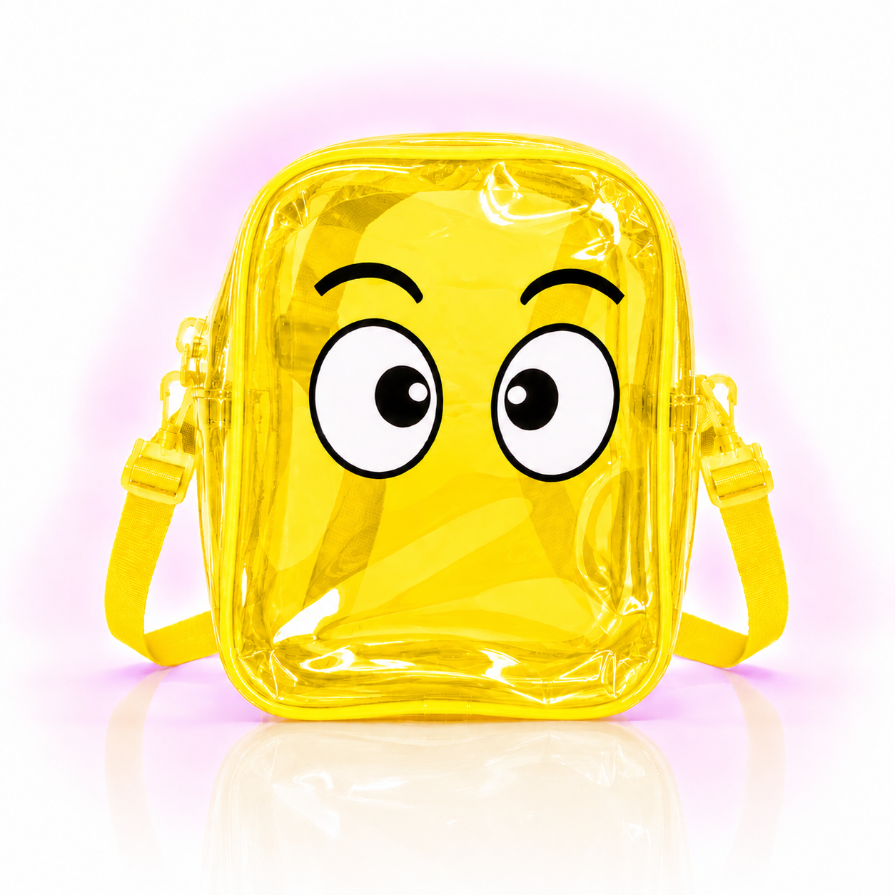 Cute Transparent Cartoon Kids Sling Bag – Waterproof Crossbody Bag for Kids