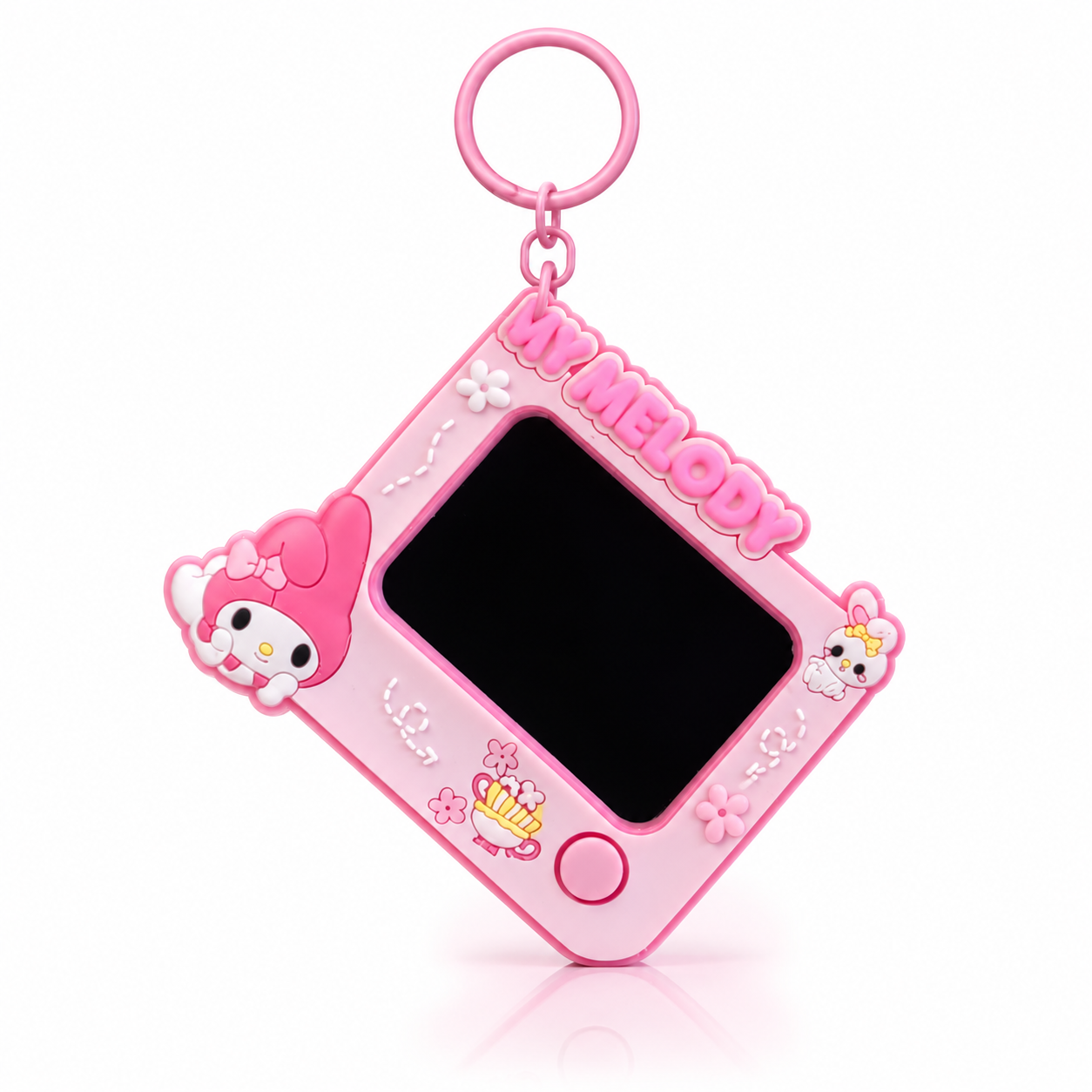 Cute LCD Writing Keychain – Reusable Mini Doodle Pad