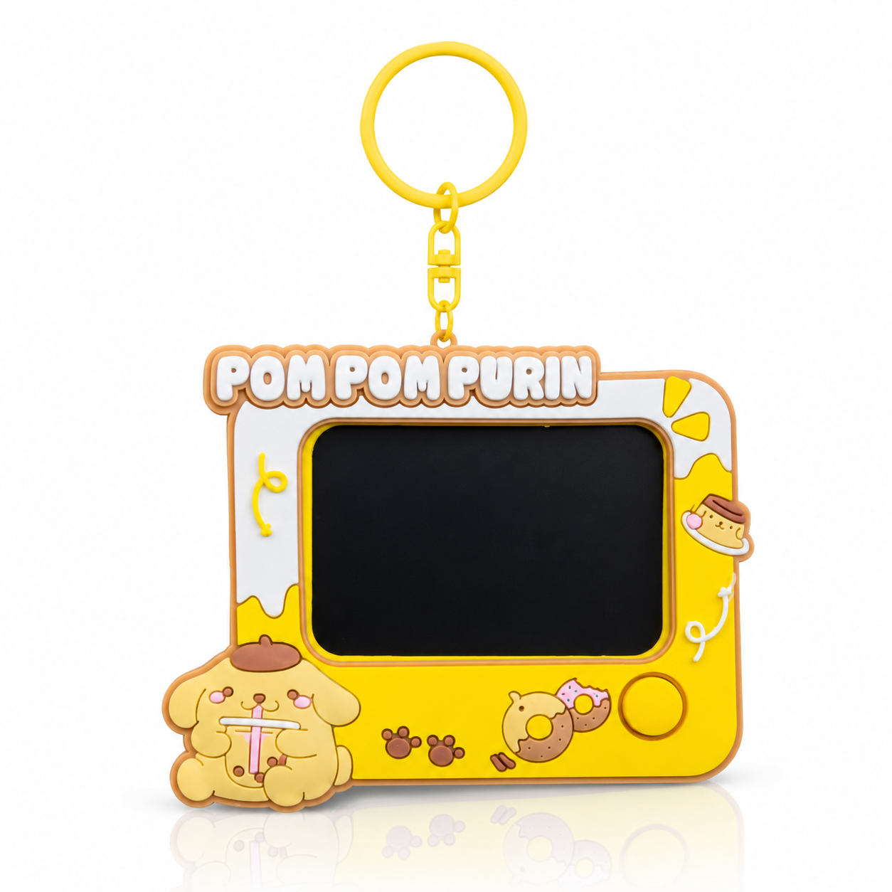 Cute LCD Writing Keychain – Reusable Mini Doodle Pad