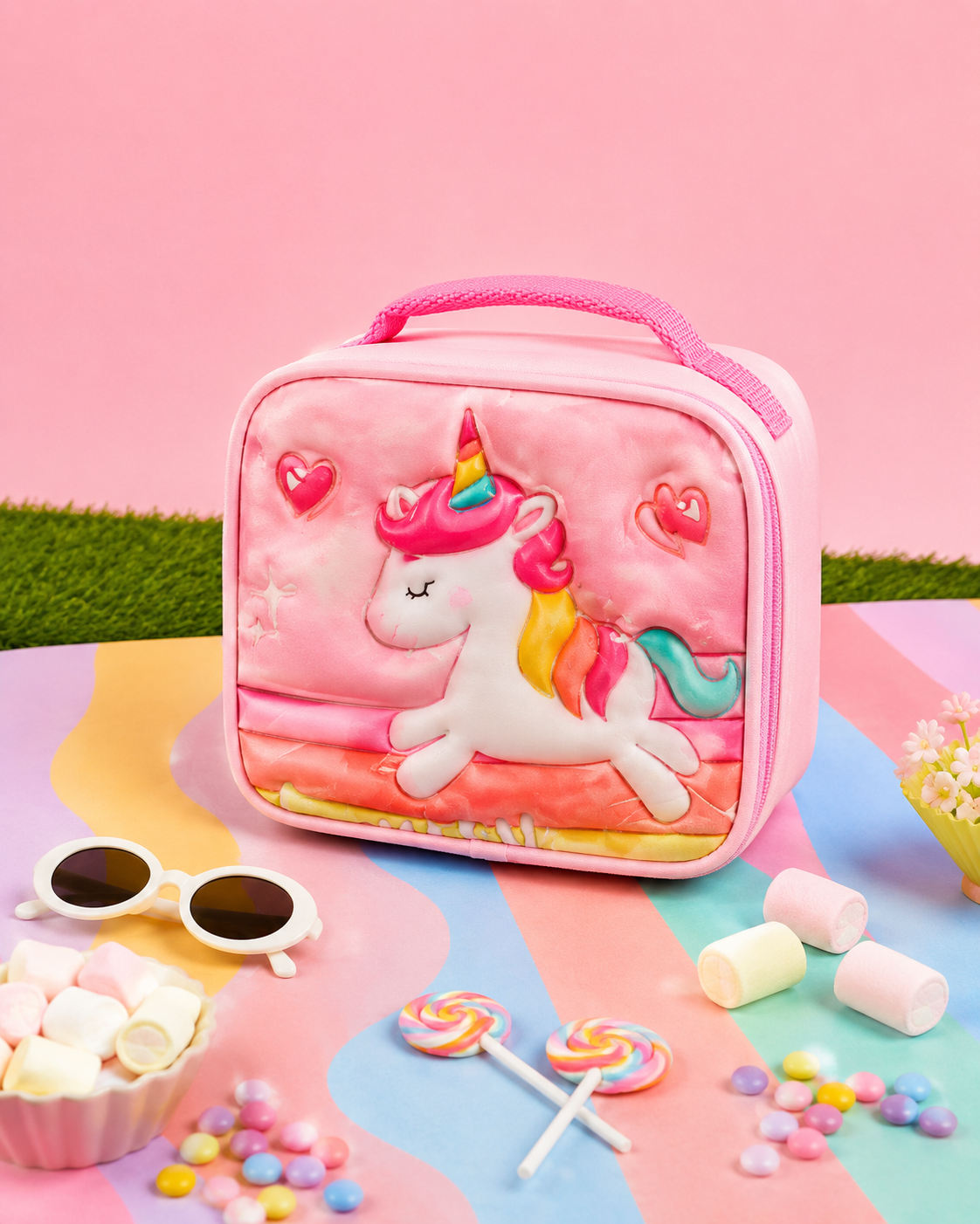Kids Insulated Tiffin Bag – Cute Ice Cream Design