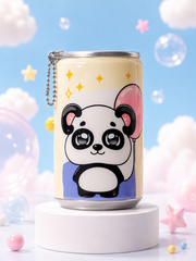 Zulipop Kawaii Mini Wet Wipes Keychain Can – Set of 3 (Cream Panda, Pink Bunny & Blue Bunny)