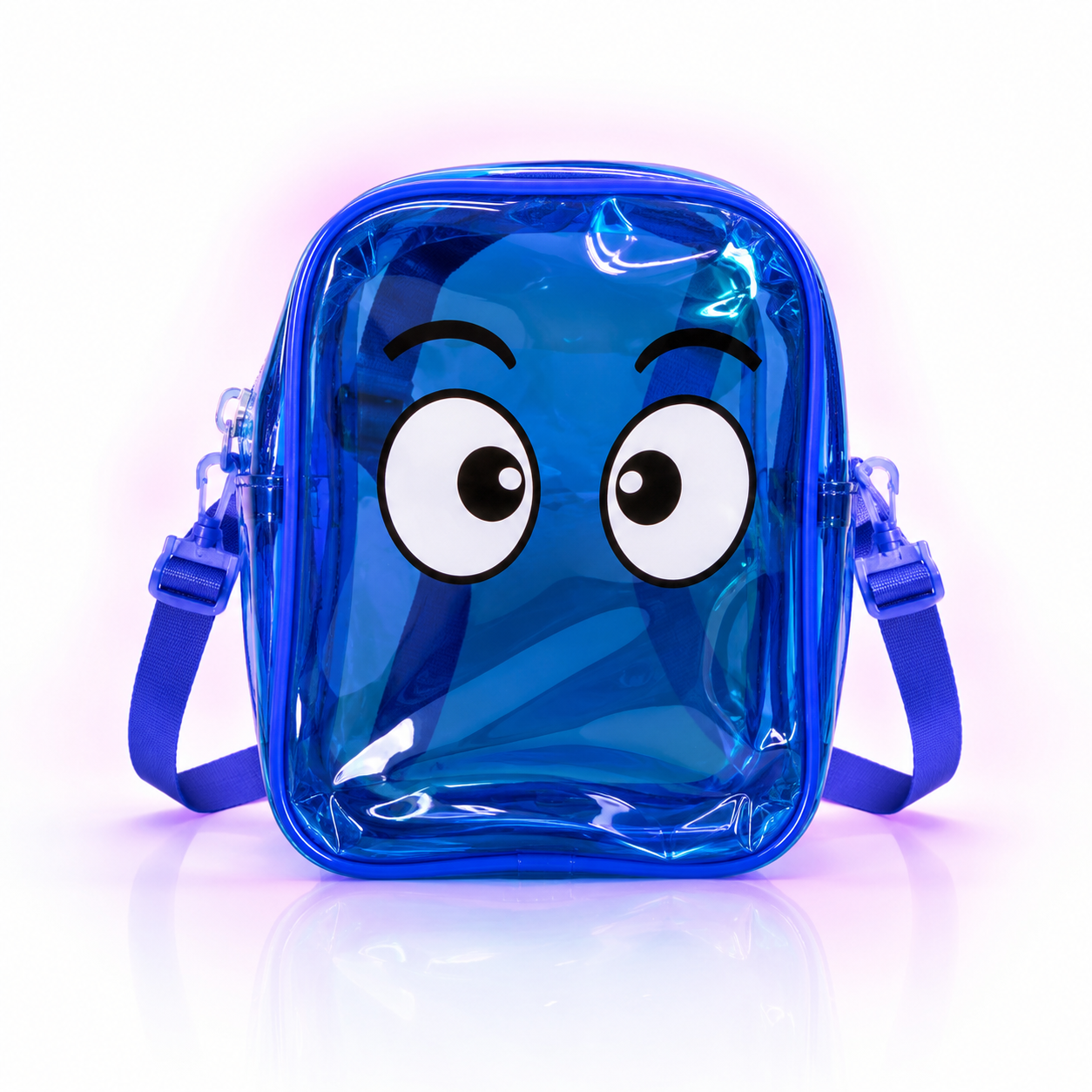 Cute Transparent Cartoon Kids Sling Bag – Waterproof Crossbody Bag for Kids