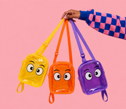 Cute Transparent Cartoon Kids Sling Bag – Waterproof Crossbody Bag for Kids